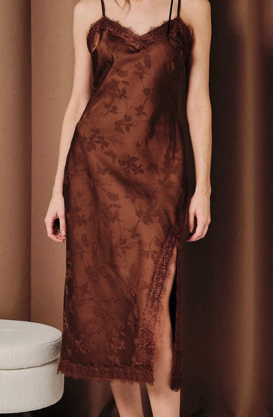 Espresso Lace Dress