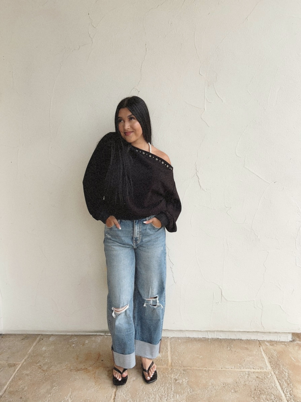 Maison Studded Sweater