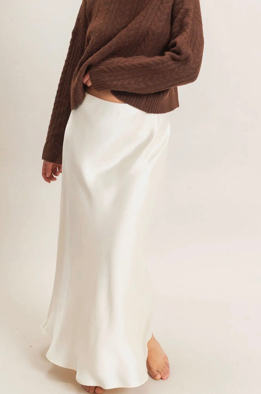 Creamy Maxi Skirt