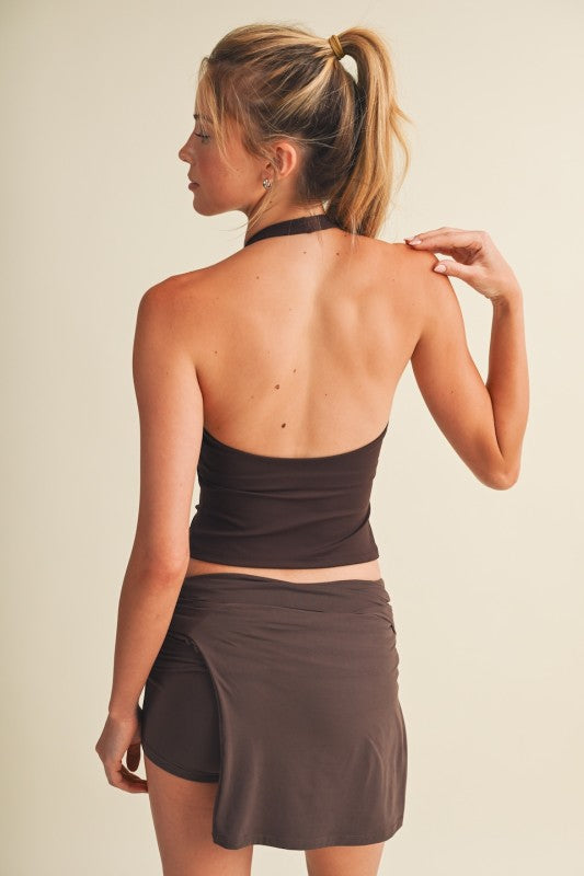 Chocolate Halter Top
