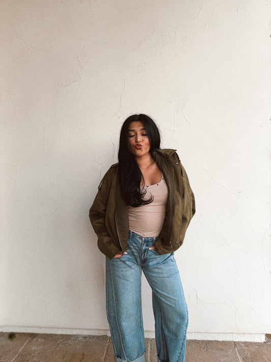 Olive Haze Jacket